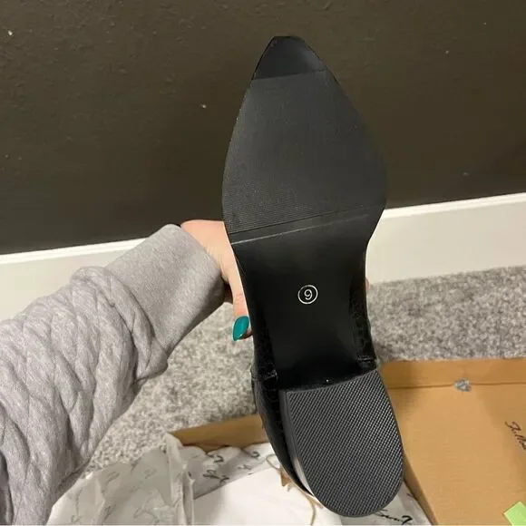 SEVEN7 Madison Python Pointed Bootie - Picture 15 of 15